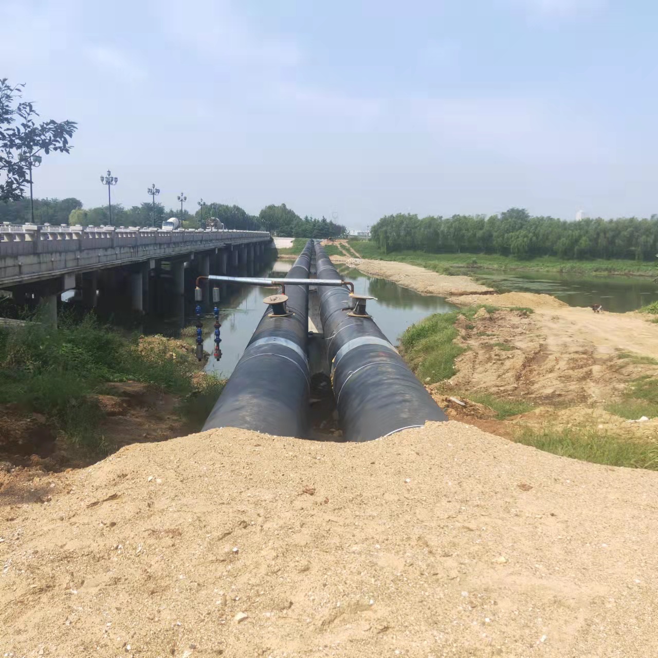 信阳管道长距离内部除垢输油管道清洗